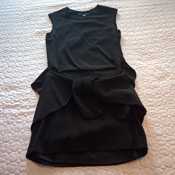 NEW $595 BLACK Theory Theyskins "Dinta" Wool/Silk Sleeveless Dress 4 Small - Picture 7 of 12